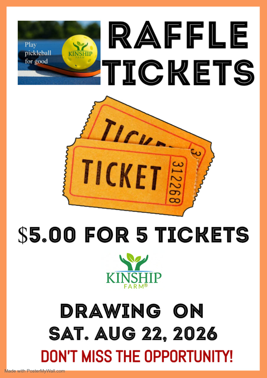 Raffle tickets - $5 for 5
